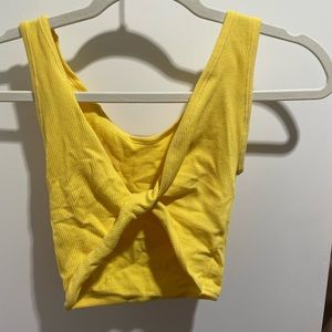 Yellow Urban Outfitters Crop Top - Size S